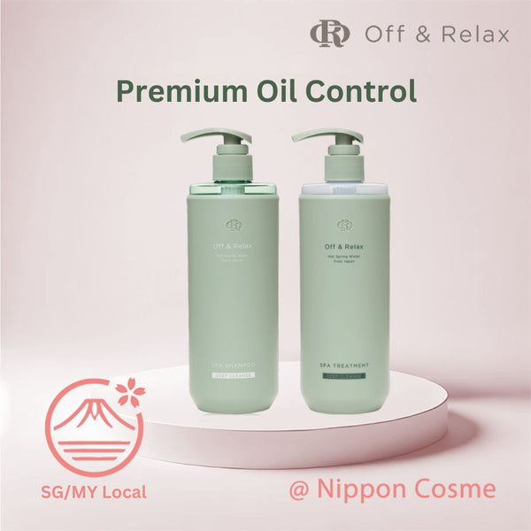 Off & Relax Or Spa Shampoo / Treatment Deep Cleanse (460ML) Hot Spring Water From Japan