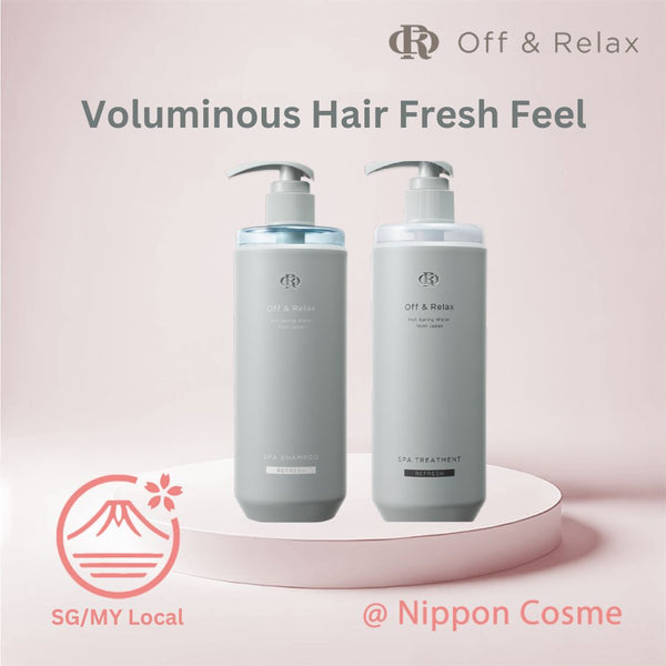 Off & Relax Or Spa Shampoo / Treatment Refresh (460ML) Hot Spring Water From Japan