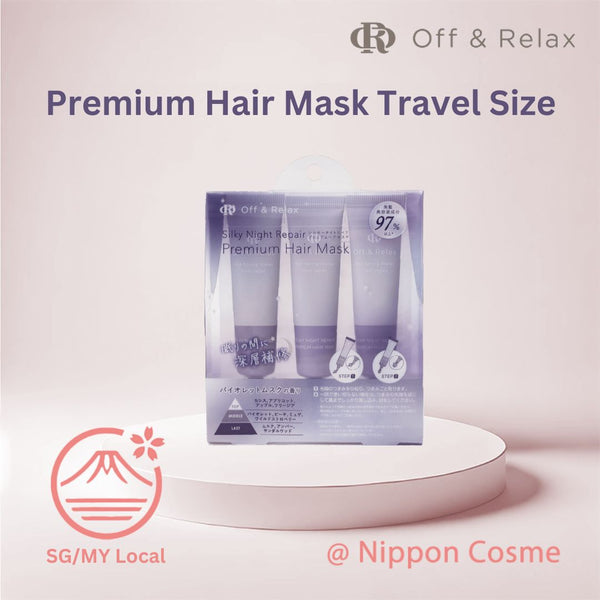 Off & Relax SILKY NIGHT REPAIR PREMIUM HAIR MASK 10g x 3