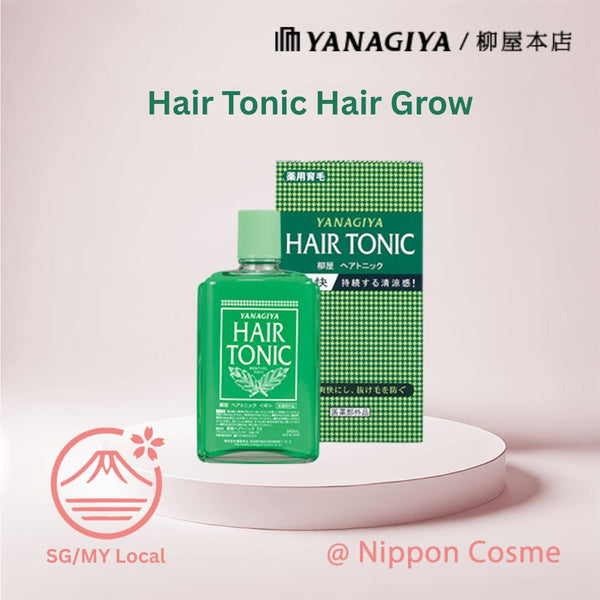 YANAGIYA 柳屋本店 Hair Tonic Hair Medicated Hair Growth made in Japan, Mint Cool