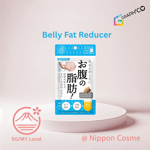 Graphico Japan Black Ginger Belly Fat Reducer, 28 Tablets for 14 Days